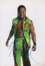 Kofi Kingston "Wrestling" Autogramm signed 20x30 cm Bild