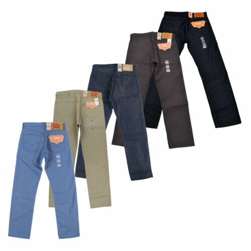 Vaqueros hombre Levis 501 Flex ajuste original elásticos con botones mosca 30 32 34 36 38 | eBay