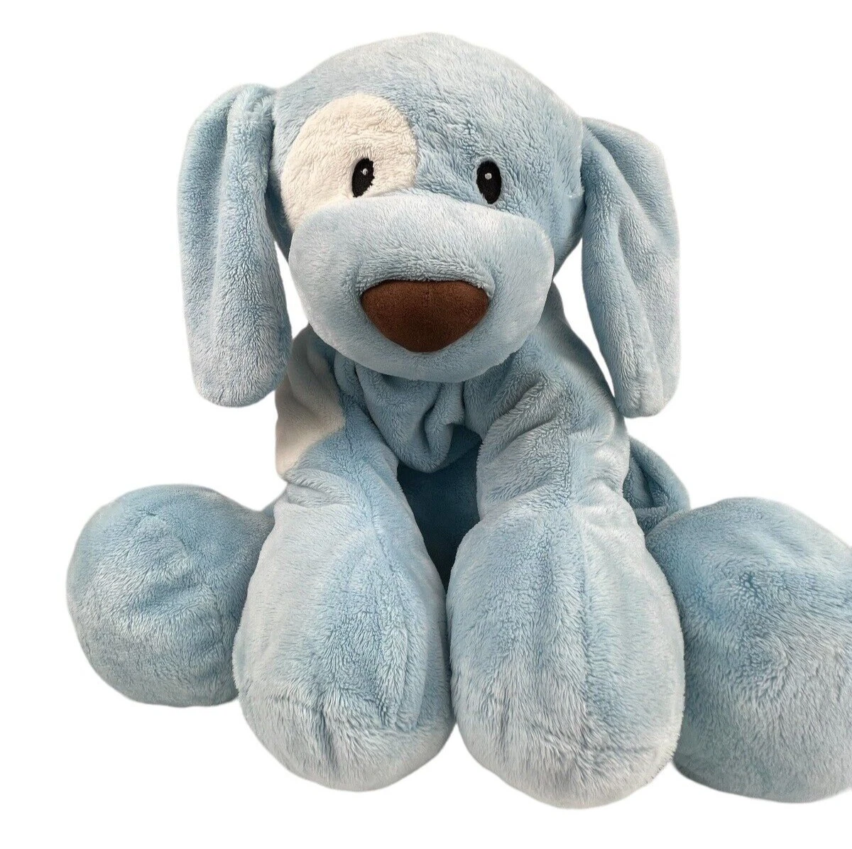 Blue stuffed dog cheap