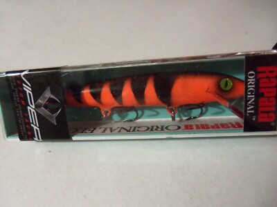 1 Rapala Minnow Lure F11 VIPER Custom Caliente Perch NIP