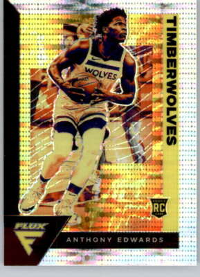 2020-21 Panini Flux Pulsar #202 Anthony Edwards Minnesota Timberwolves Rookie RC