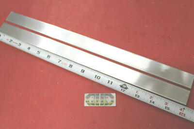 2 pieces 3/16'' X 1'' ALUMINUM 6061 FLAT BAR 16'' long T6511 Solid Mill Bar Stock