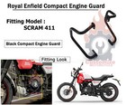 Royal Enfield "Black Compact Engine Guard" Fit for "Himalayan & Scram 411"