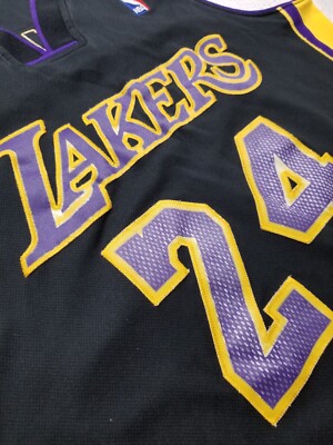 Authentic Adidas LA Lakers #24 Kobe Bryant Hollywood Nights Kit
