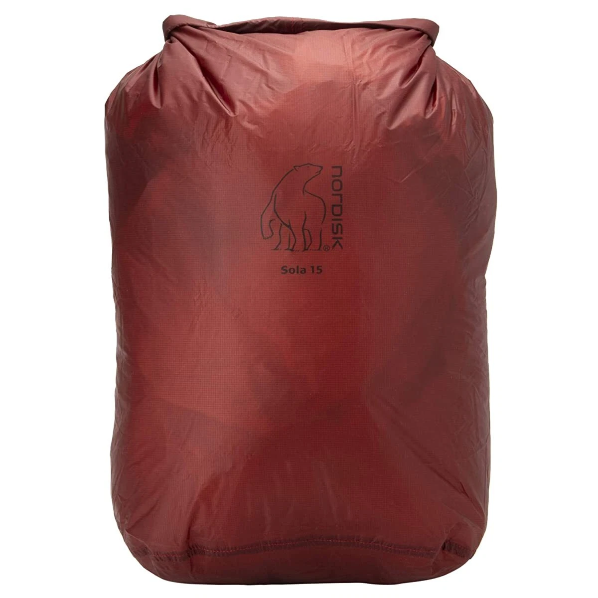 NORDISK Outdoor Dry Bag Sola 15 Drybag Burnt Red Color 15L