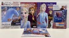 Kids Summer Activity Set Disney Frozen II Coloring Books Sticker Story Crayons