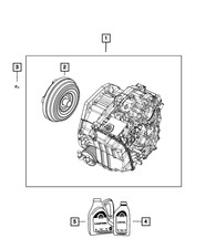 Genuine Mopar With Torque Converter Transmission Kit Rl249932ad