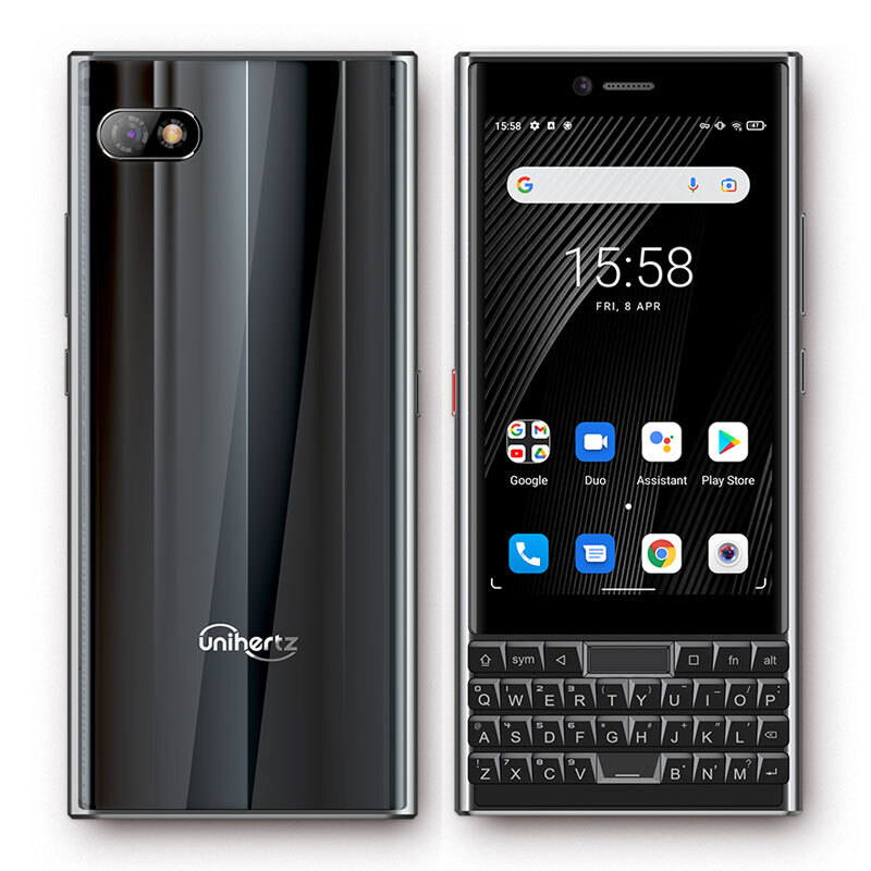 Unihertz Titan Slim QWERTY Keyboard Black Android 6+128GB 4100mAh