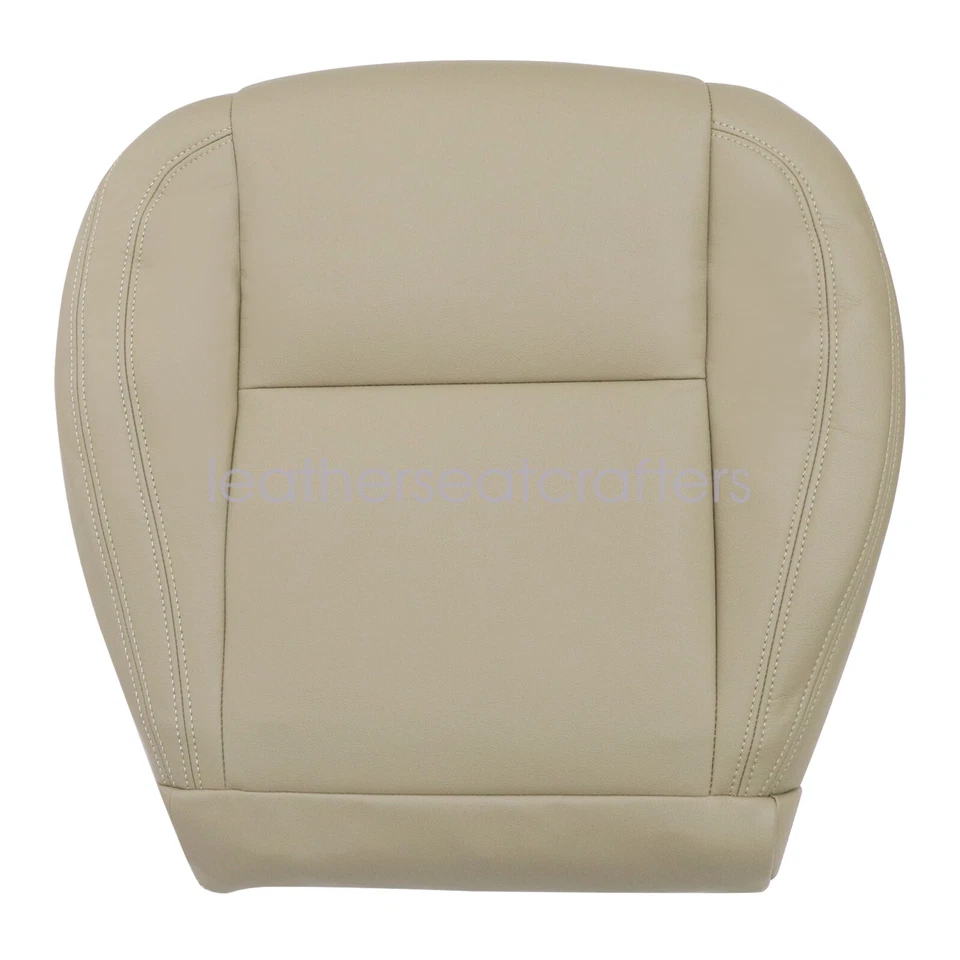 Fits 1998-2005 Lexus GS300 GS400 GS430 Front Bottom / Top Seat Cover Ivory Tan - Image 3 of 4