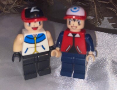 Hero Bloks Ash Ketchum Sheng Yuan Lego Mini Figures Pokemon Lot Of 2
