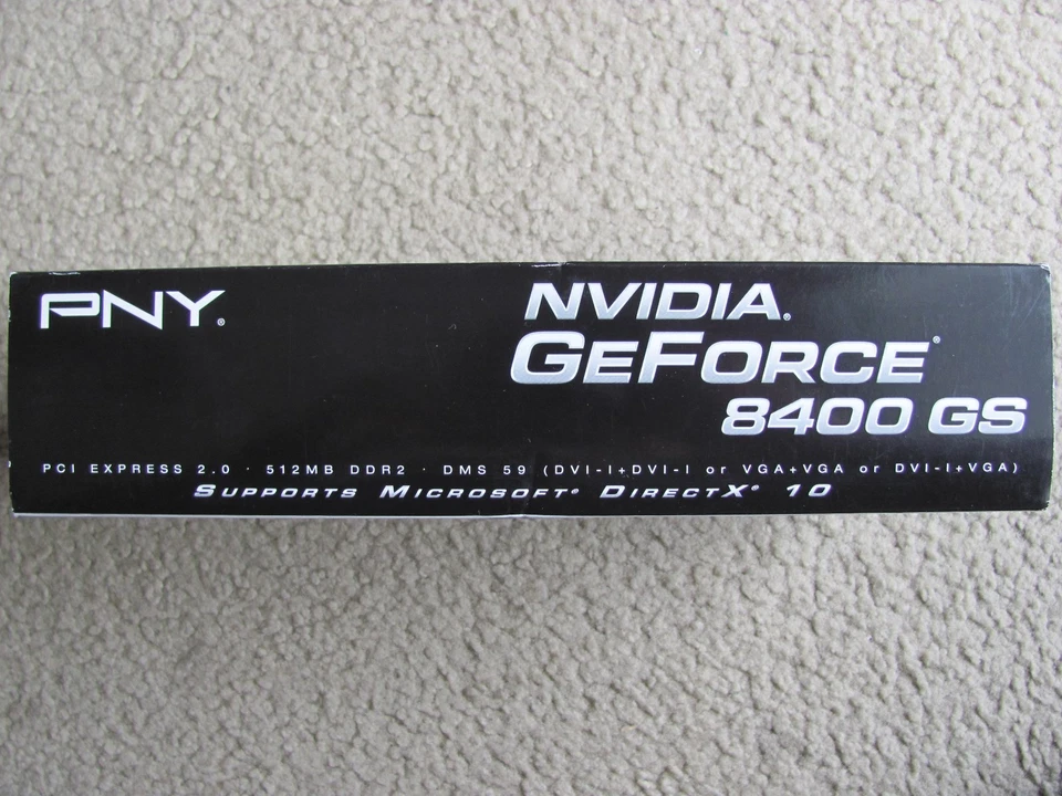 Brand New PNY GeForce 8400 GS DMS-59 512MB DDR2 Graphics Card (VCG84DMS5R3SXPB) - Image 2 of 3