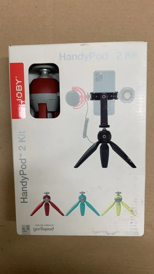 Joby HandyPod 2 Black Kit JB01872-BWW tripod for iPhone Samsung LG Pixel red - Image 2 of 4