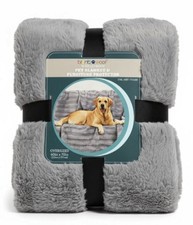 Brentwoof Oversized Waterproof Pet Blanket 60x70" Plush Furniture Protector NEW