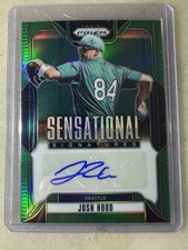 2025 Panini Prizm Sensational Signatures Auto Josh Hood #SS-JH Seattle Mariners
