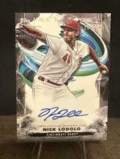 2023 Topps Inception Nick Lodolo On Card Auto /249 Rookie RC Cincinnati Reds. rookie card picture