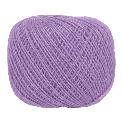 164 Yard Size 3 Light Purple Pearl Cotton Crochet Thread Lace Weight Yarn