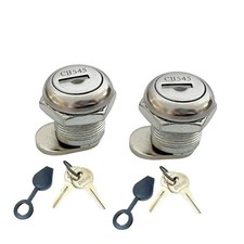 2Pcs Truck Tool Box Lock with Keys - Replacement Pickup Toolbox Lock Cylinder...