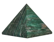 110mm Green Kyanite Stone Crystal Healing Charged Meditation Energy Deco Pyramid