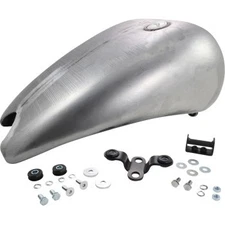 Drag Specialties Smooth Top Stretched Gas Fuel Tank 84-99 Harley Softail FLST FX