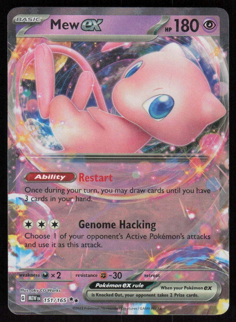 Mew ex - 151/165 - SV2a: Pokemon Card 151 [DOUBLE RARE] [Near Mint] | Ozzie Collectables