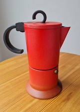 Vintage Bialetti Bia 2 Red Espresso Moka Pot (1980s)