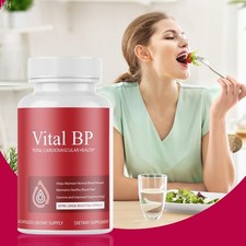Vital BP-Total Cardiovascular Health Support Blood Flow 60/120/180 Capsules New