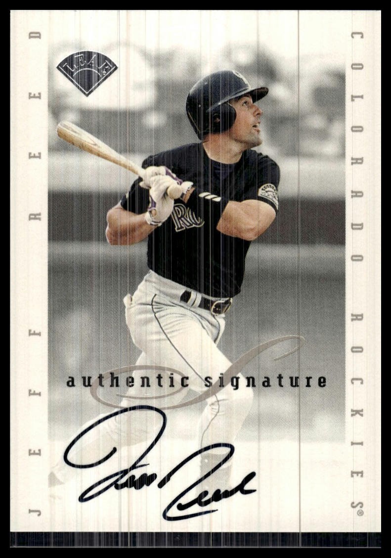 1996 Leaf Signature Series #NNO Jeff Reed Extended Series Auto