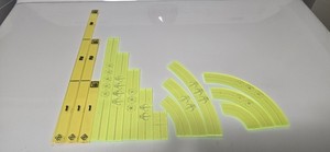 Fantasy Flight Star Wars X-Wing Miniatures Game Acrylic Movement Templates 