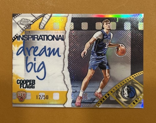 Cooper Flagg [Gold Refractor] #IP-18 2025 Topps Chrome Inspirational card
