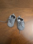 Gently Used Baby Boy Size 0-6 M Gray Dress Shoes