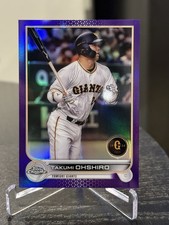 2022 Topps Chrome  NPB Purple Refractor /299 Takumi Ohshiro