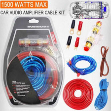 2300W 4 Gauge Car Audio Cable Kit Amplifier Install Amp RCA Subwoofer Sub Wiring