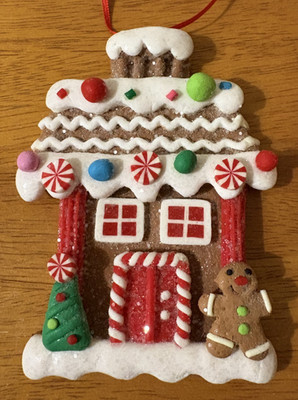 Gingerbread Man House Christmas Ornament Baker Baking Kitchen Home Decor New