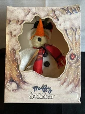 NEW Retired Muffy VanderBear “SnowBear” Plush Bear Snowman 1991 NIB