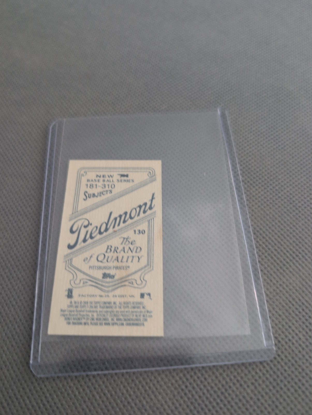 2009 Topps 206 - Honus Wagner #130 Mini Piedmont Portrait view 4