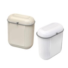 Cubo de basura colgante con tapa contenedor de basura para armario oficina encimera