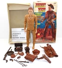 Marx Johnny West #2062 in Taped Box played w/ condition #37 Complete Accessory's