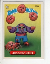 JUGGLIN JUD TOPPS GARBAGE PAIL KIDS CARD SERIES 9 #368B EX