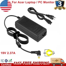 45W For Acer AC Adapter Laptop Charger Computer Monitor Power Supply 5.5*1.7mm