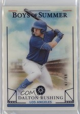 2024 Panini Boys of Summer Blue 61/99 Dalton Rushing #72 0c2