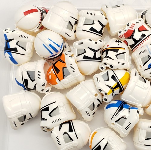 Menge 5 zufällige Opa Clone Customs Clone Trooper Helme GCC Pad gedruckt - Bild 2 von 2