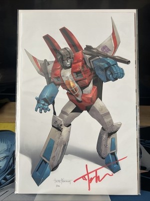 [Signed by Tyler Kirkham] Transformers #18 Unknown Comic Tyler Kirkham Virgin V