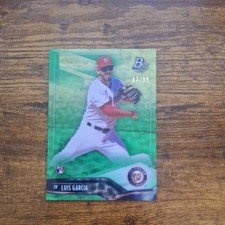 2021 Bowman Platinum Luis Garcia RC Green /99 #63