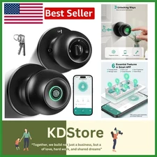3-in-1 Biometric Smart Door Lock with App Control and Key Access