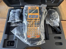 DYMO Rhino 5200 Industrial Label Maker w Case- Black/Yellow 1755749 