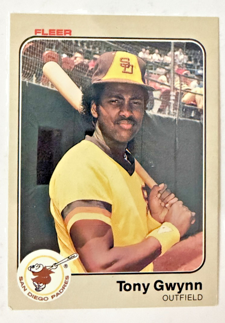 1983 Fleer - Tony Gwynn #360, Rookie Card - Excellent Condition