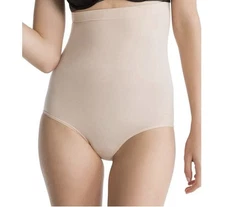 SPANX Higher Power Panties High Waisted Shaper Brief Soft Beige. NEW