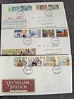 GB 1986/7 ERII 60th Birthday/Industry Year & Victorian Britain on 3 x covers..0d