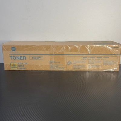 Konica Minolta TN213Y YELLOW Toner Cartridge A0D7232 for Bizhub C203 / C253 New