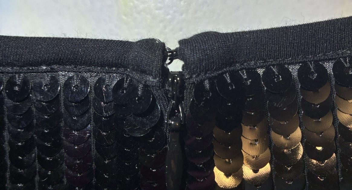 Michael Kors - Size Medium - Black Sequence Shoul… - image 6